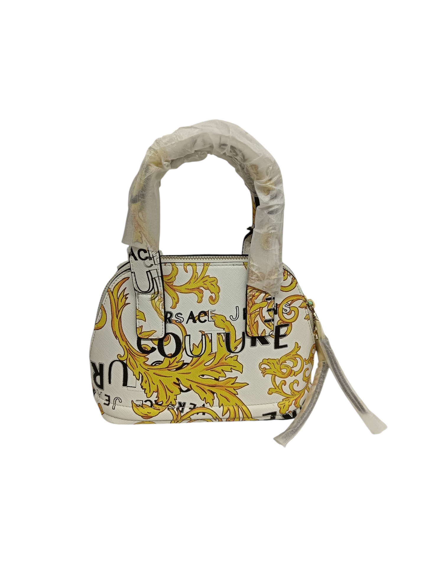 VERSACE 2WAY Bag 74VA4BF7 White & Yellow
