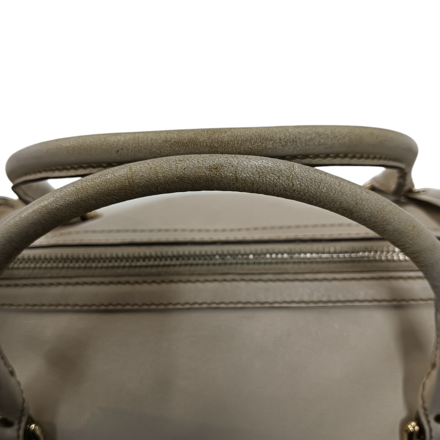 GUCCI HANDBAG WHITE/BROWN