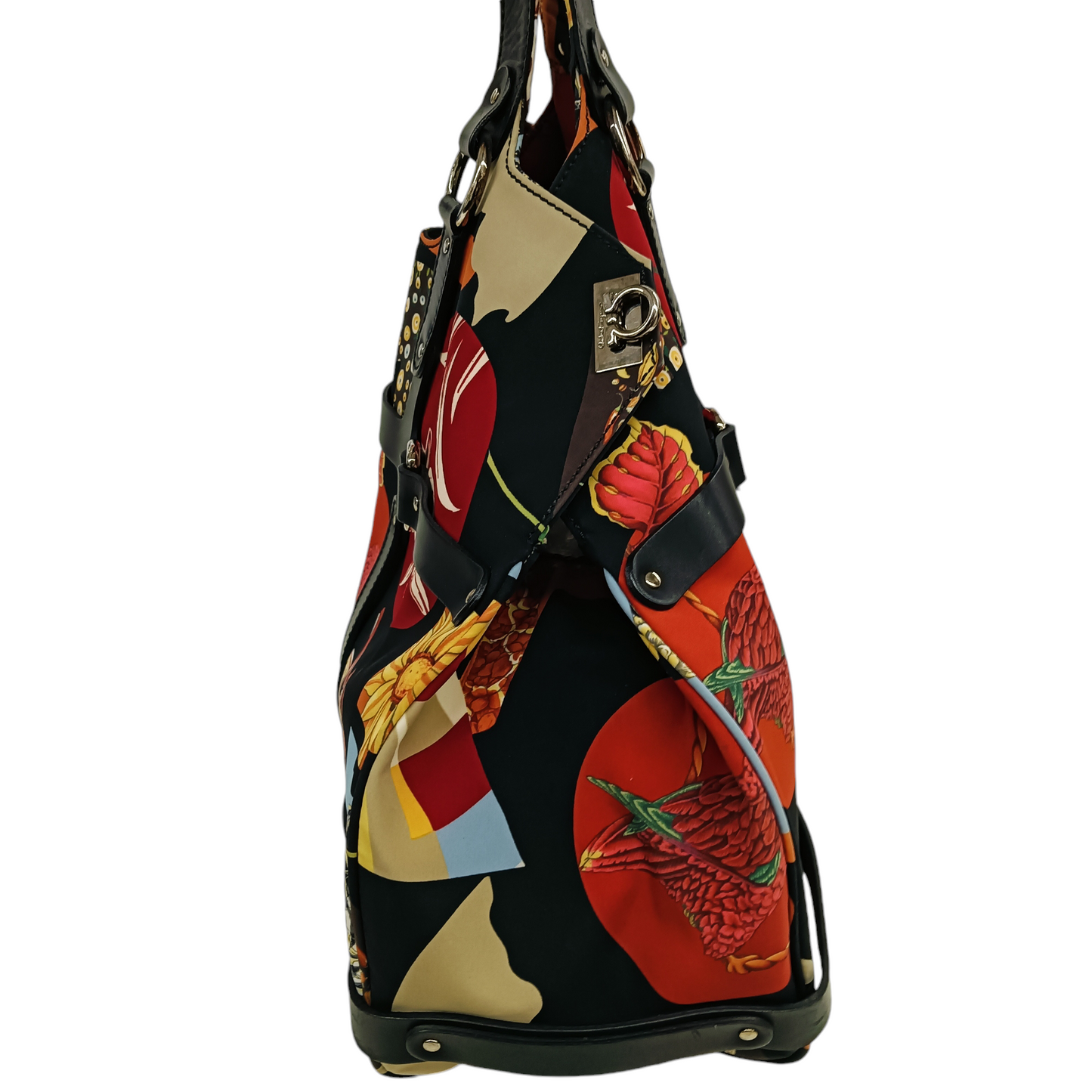 SALVATORE FERRAGAMO HandBag DJ-21 7418 Multi color Rank B