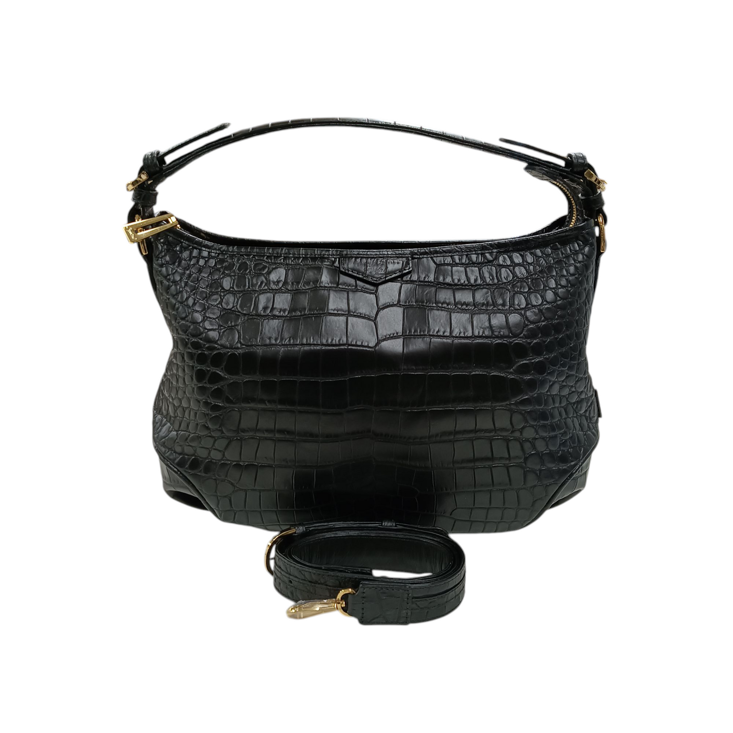 LEATHER JEWELS 2WAY Bag Black