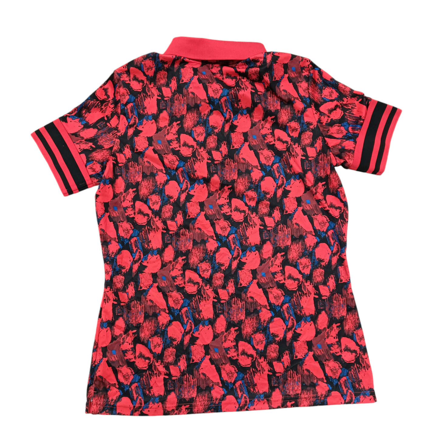 J.LINDEBERG POLO SHIRT LADY'S SIZE L NAVY/RED