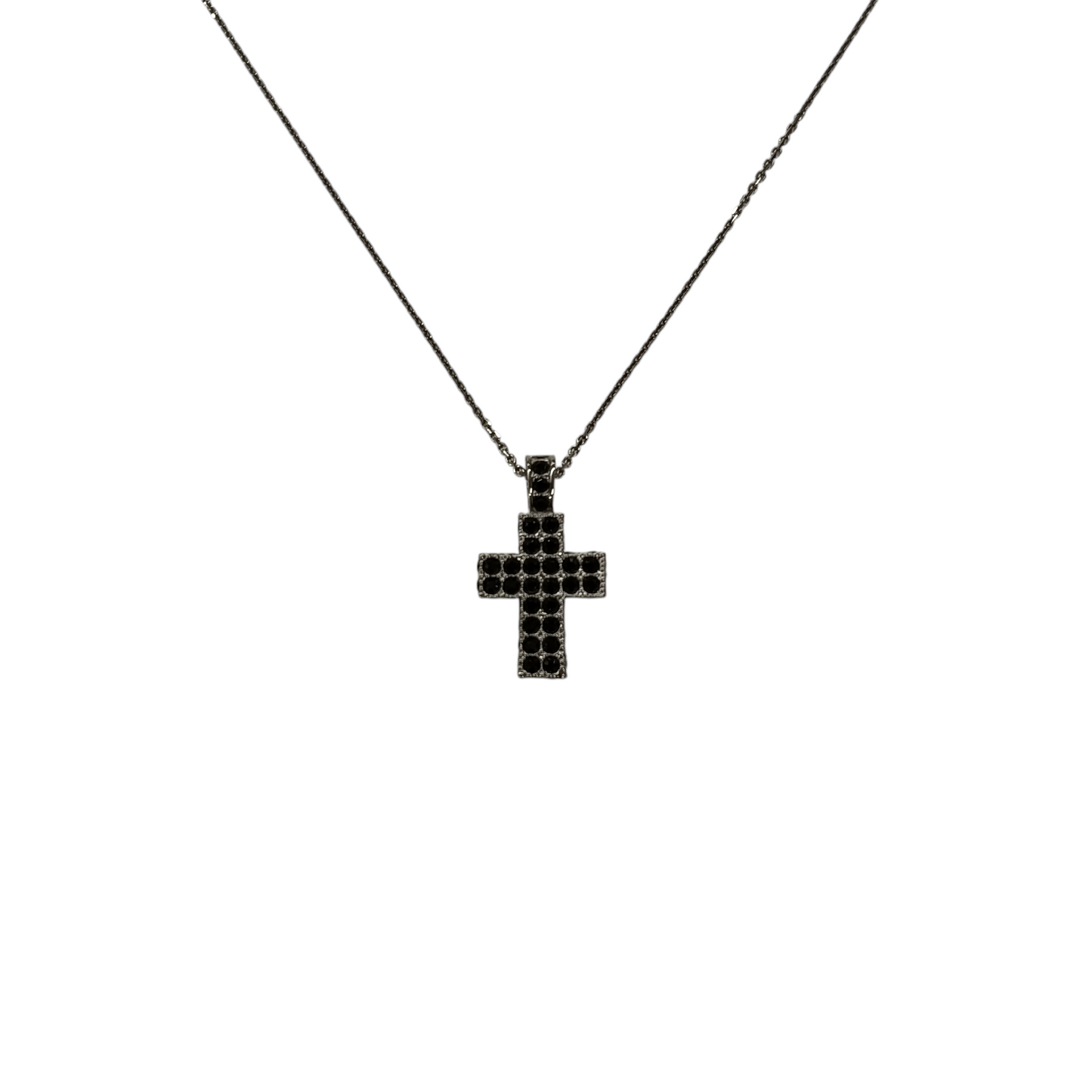 SWAROVSKI Necklace Rank (B) Black Cross