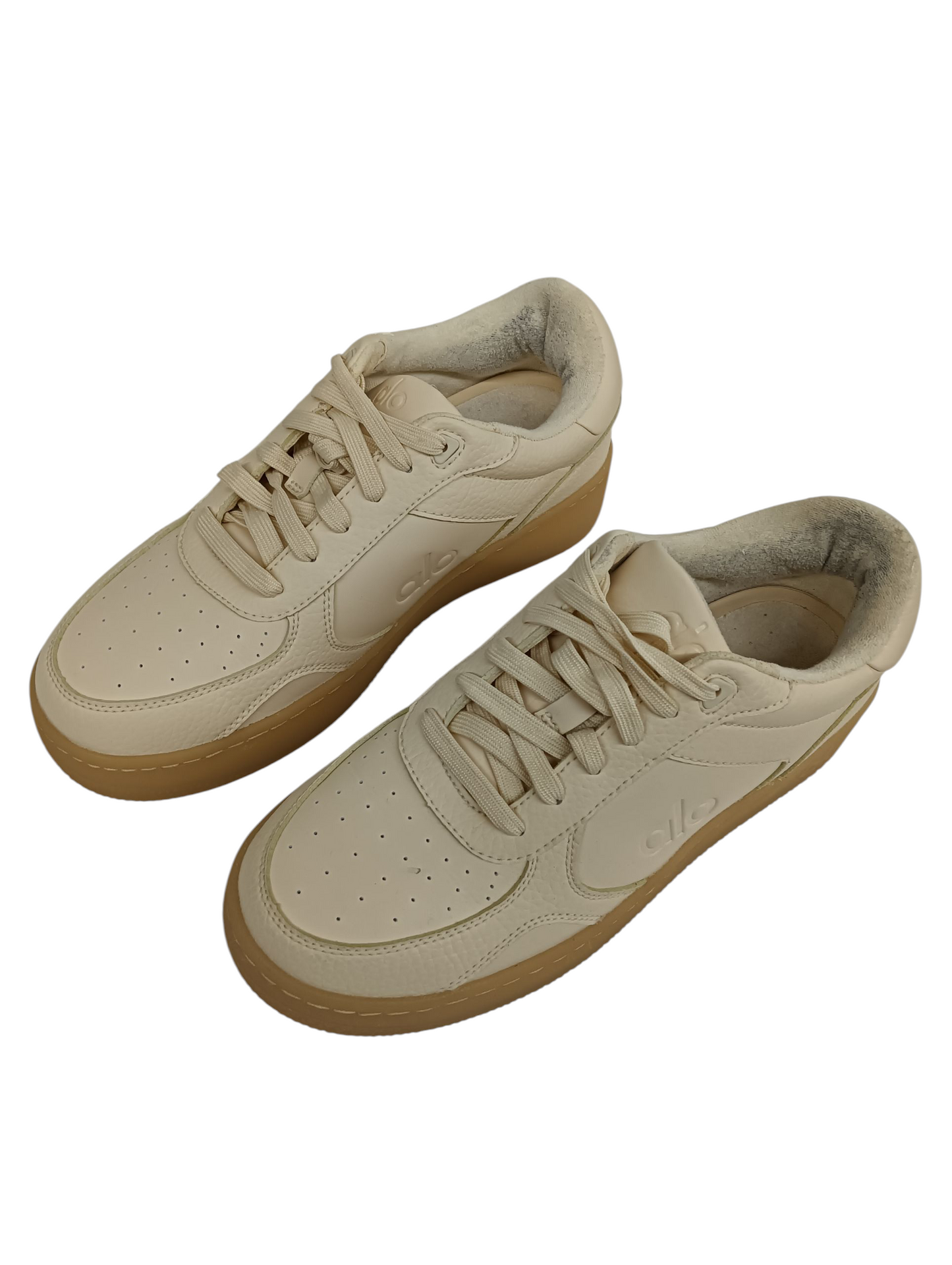 ALO YOGA Sneaker Size 25.5CM A0685U Lady's Beige