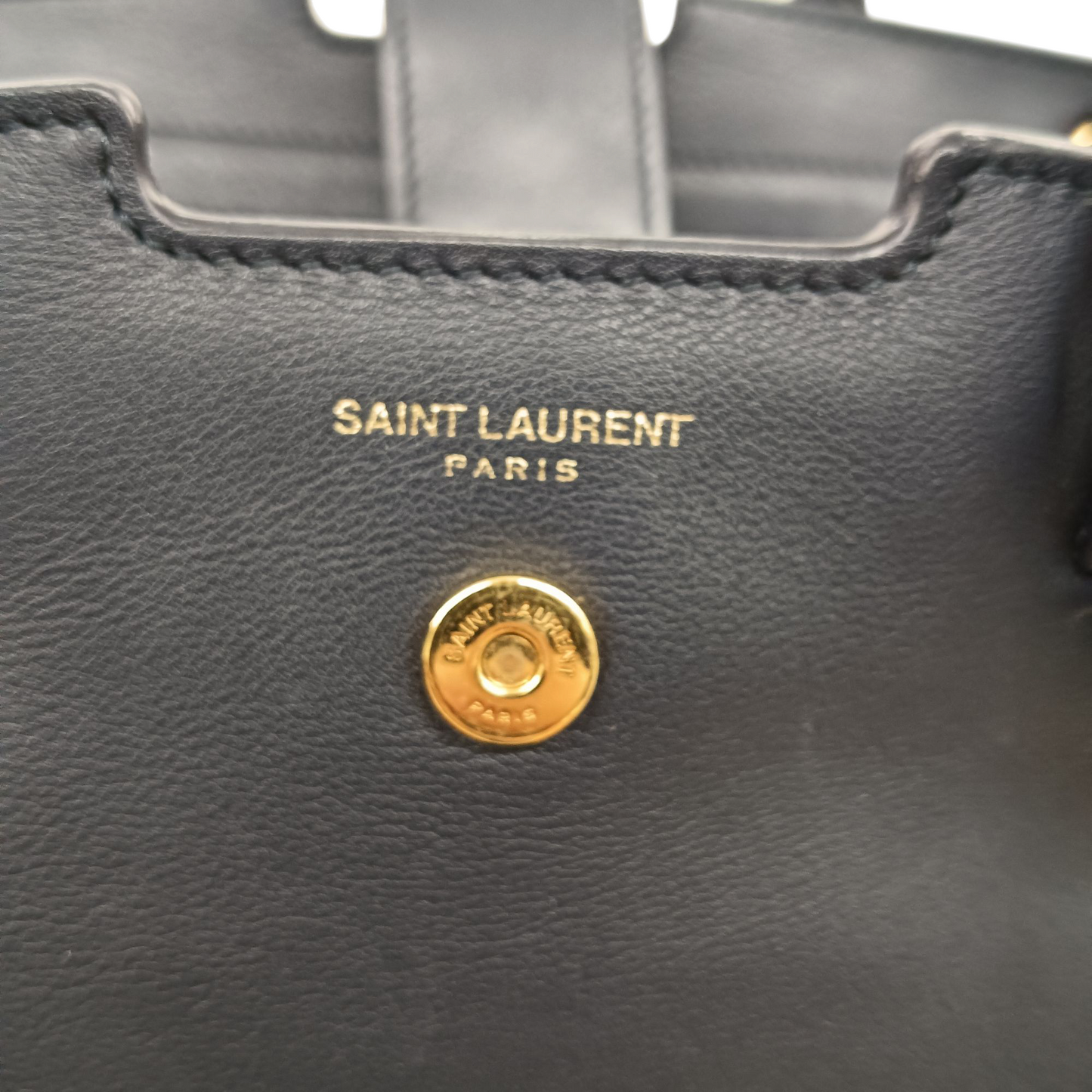 Yves Saint Laurent Shoulder Bag LTH436834 1116 Rank(B) Navy TAG Damage