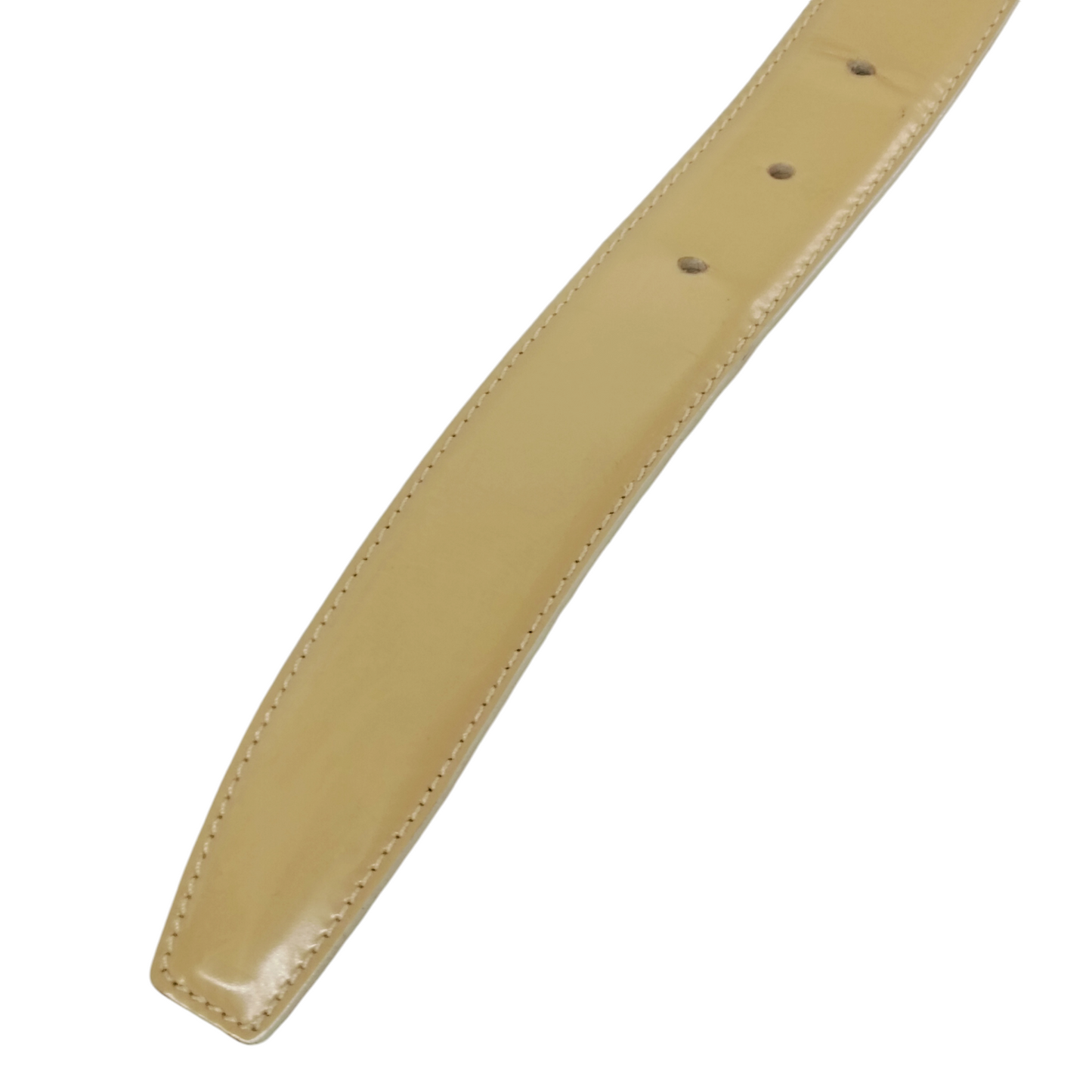 GUCCI Belt 80.32 Beige Stain/Damage 037.1448.1136