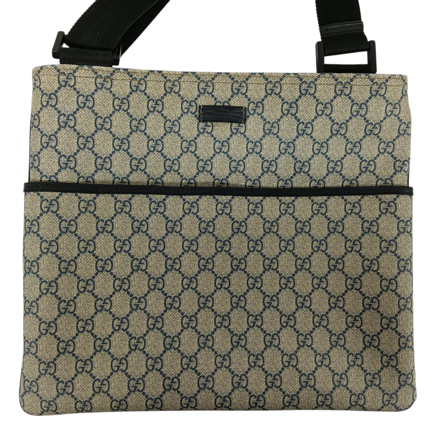 GUCCI Shoulder Bag 162904 213317 Rank (B) Beige/Navy