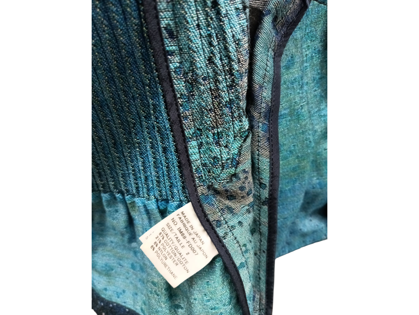 ISSEY MIYAKE Jacket 2 Lady's Blue IM68-FD007