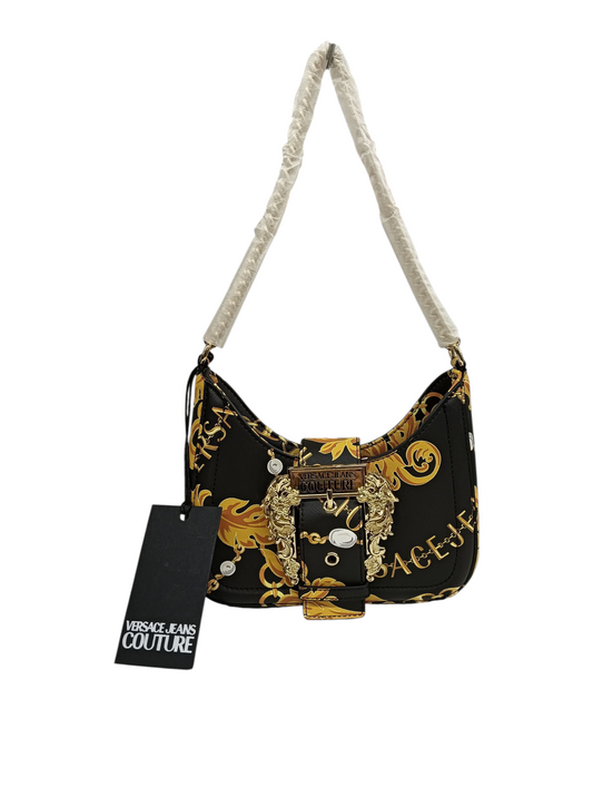 VERSACE 2WAY BAG 75VA4BF5 Black & Yellow