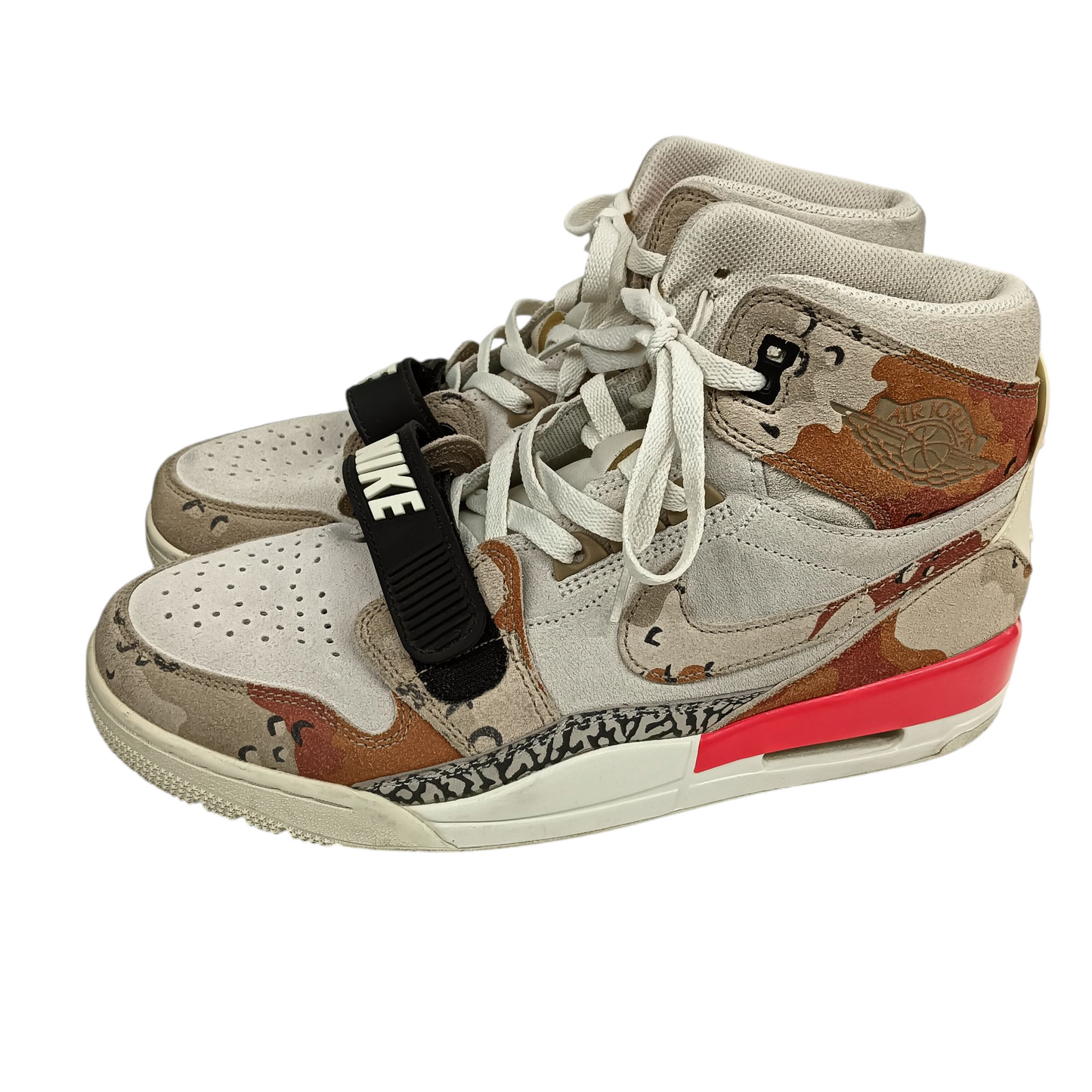 NIKE High Cut Sneakers 10US AV3922-126 Mens Beige/Orange Rank(B) AIR JORDAN LEGACY 312