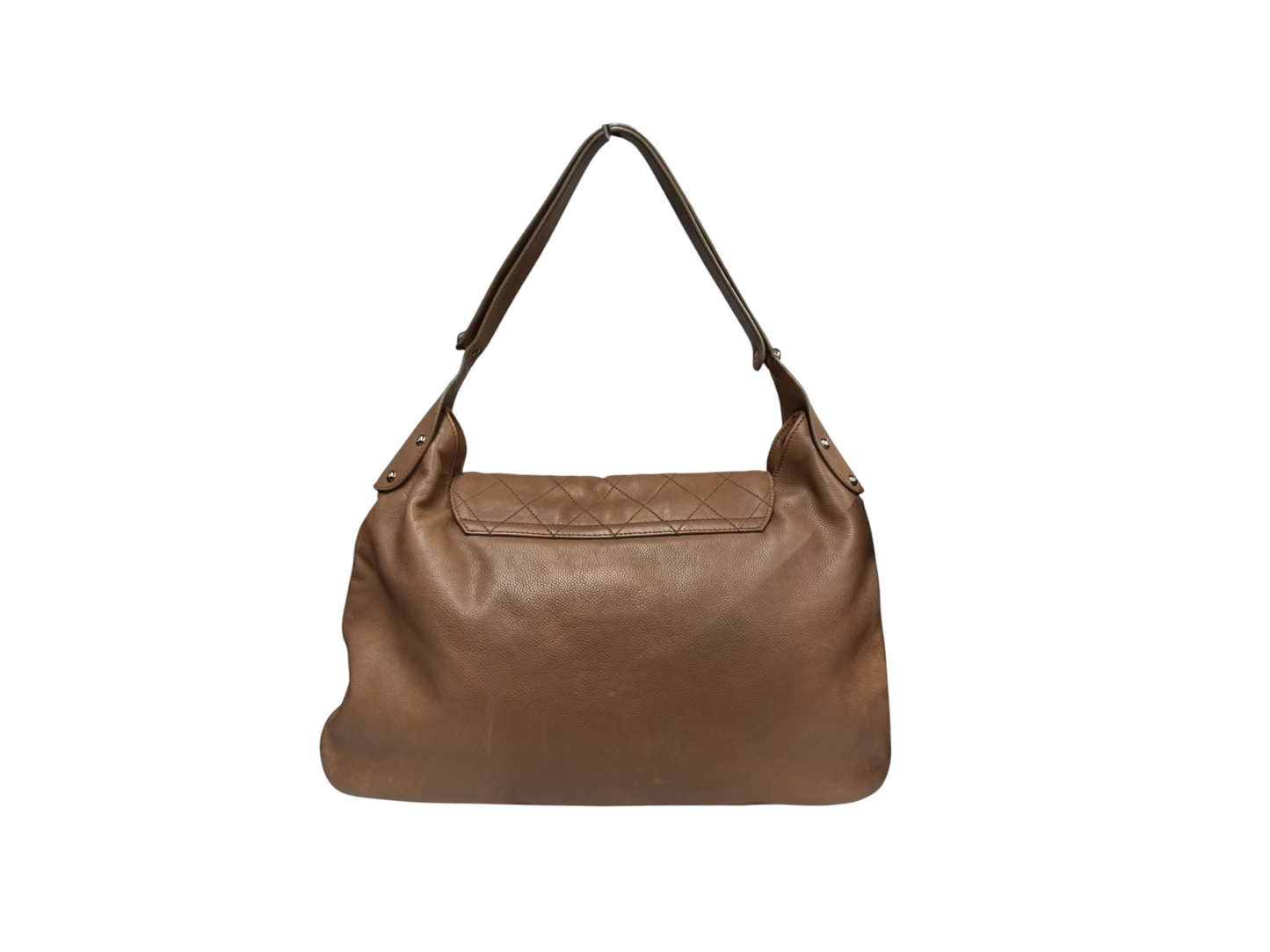 CHANEL Shoulder Bag matrasse Brown 1299