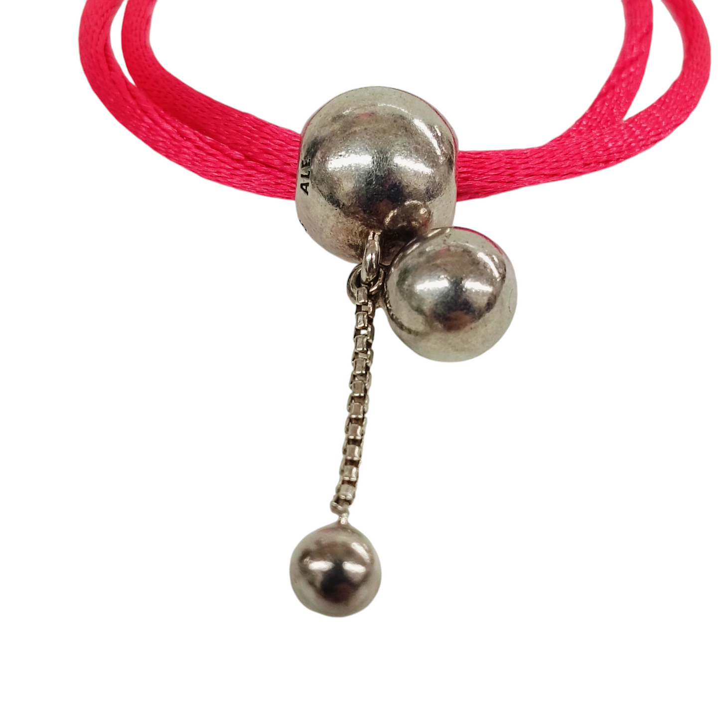 PANDORA Bracelet Pink with Charm Rank B