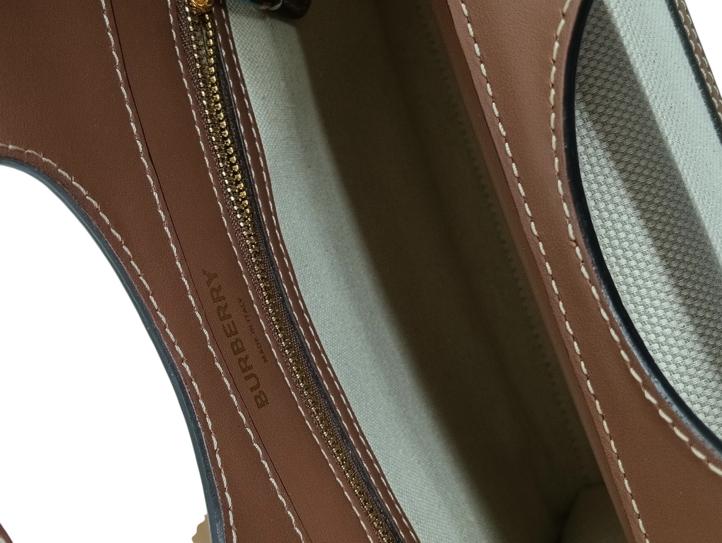 BURBERRY LONDON 2WAY BAG 80317461 Brown/Beige