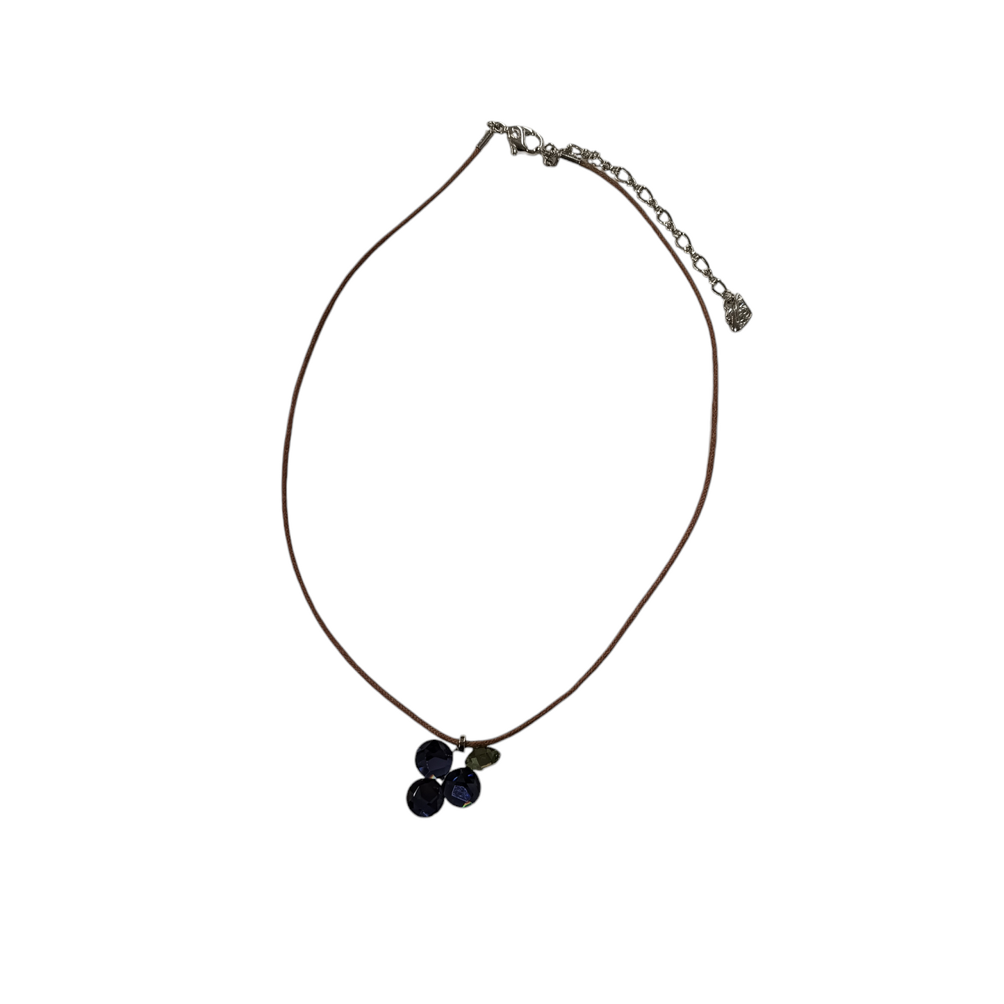 SWAROVSKI NECKLACE PURPLE GRAPE