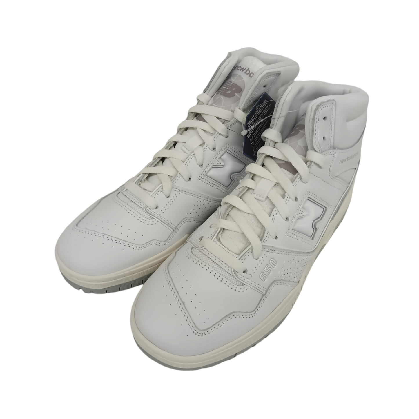 NEW BALANCE 42.5 BB650RWW Mens White/Gray Unused Item 650