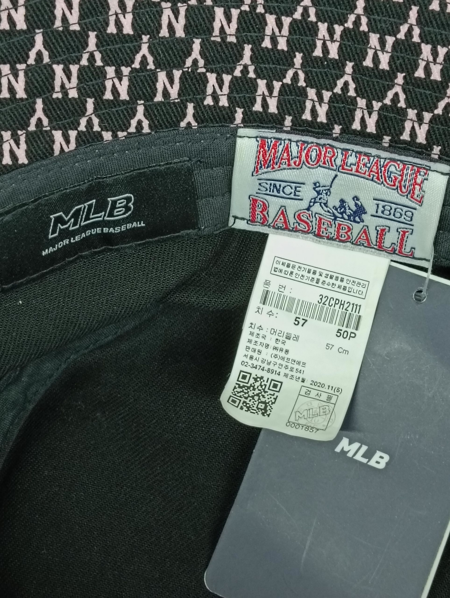 MLB HAT Black/Pink 32CPH2111