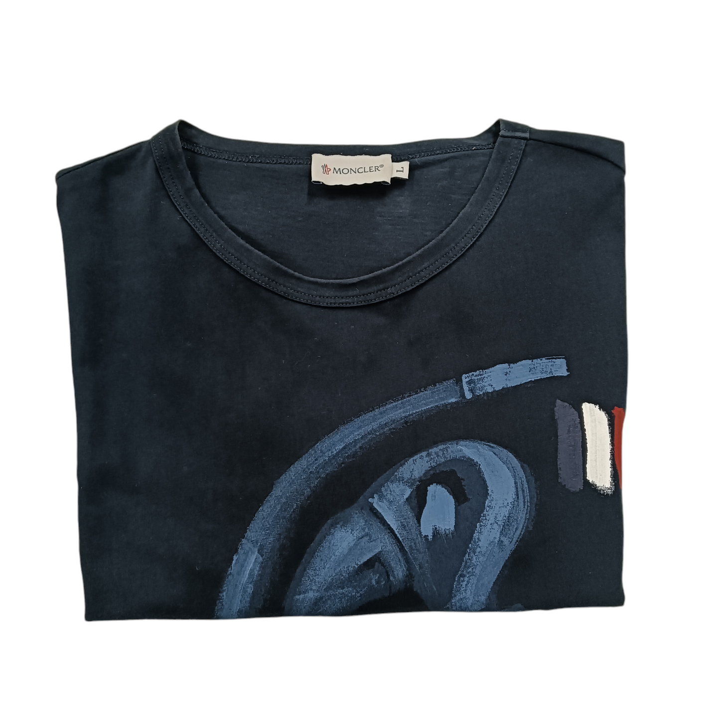 MONCLER Shirt Size L Navy 310918002050