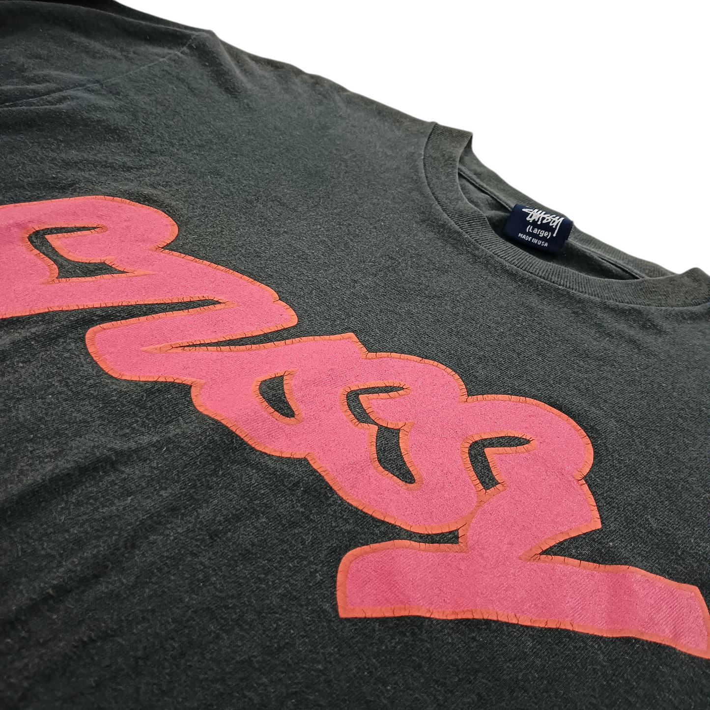 Stussy T-shirt Men Black Size L