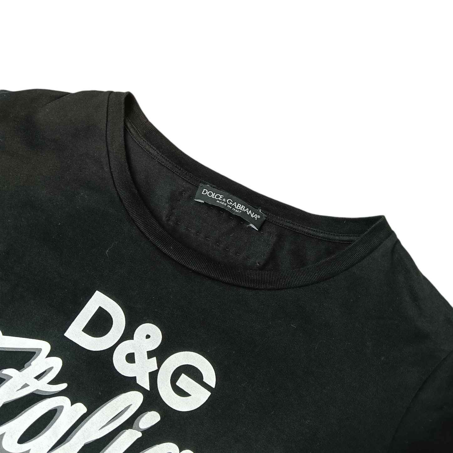 DOLCE & GABBANA T-shirt 40 Lady's Black F8H32Z/HH7LU