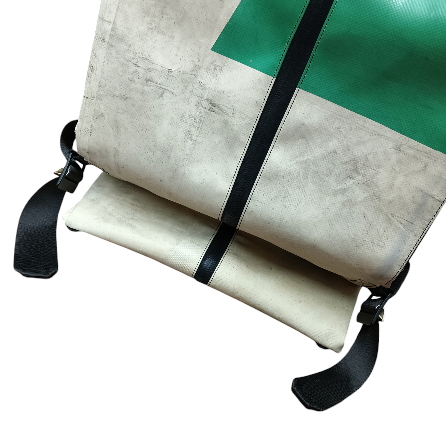 FREITAG Carry Bag F733 ZIPPELIN Rank C Beige/Green Sticky