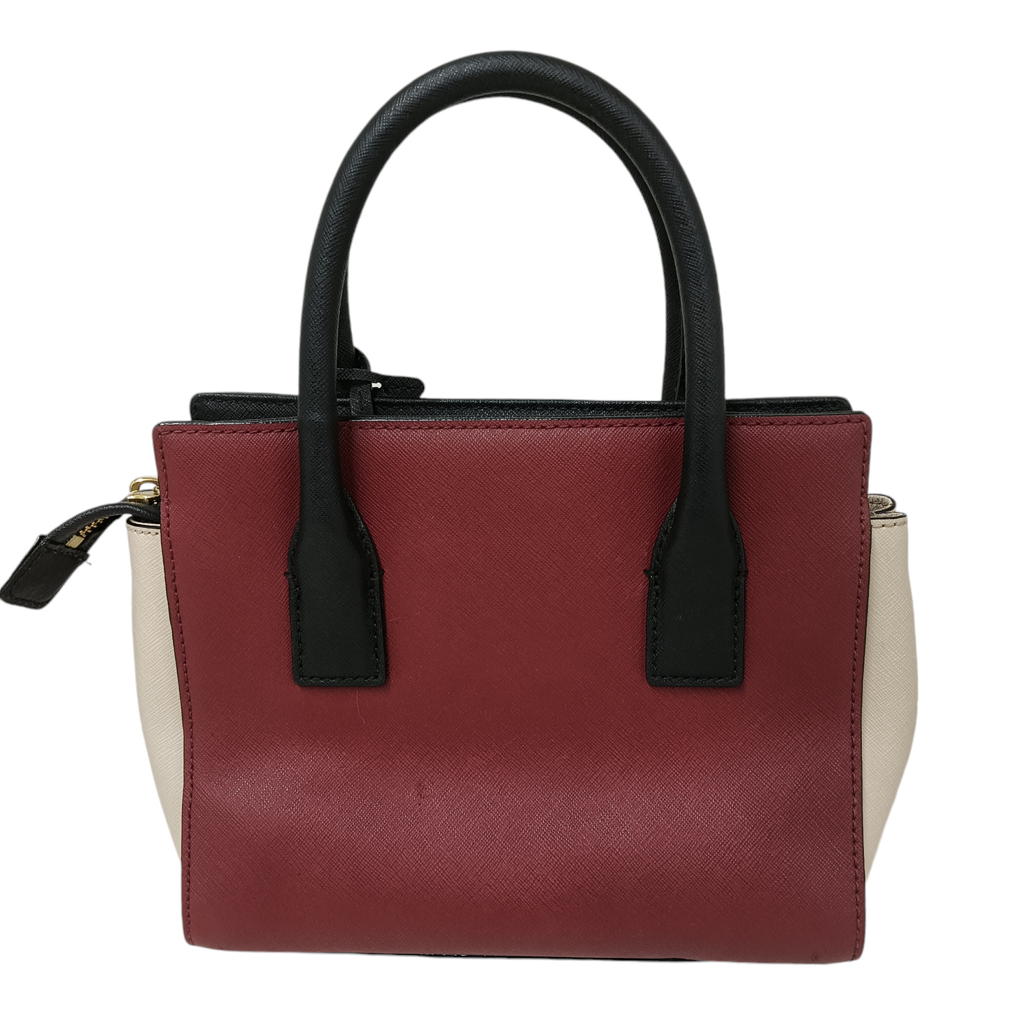KATE SPADE 2WAY BAG PXRU6669 BROWN/BEIGE STAIN SCRATCH RANK (B)