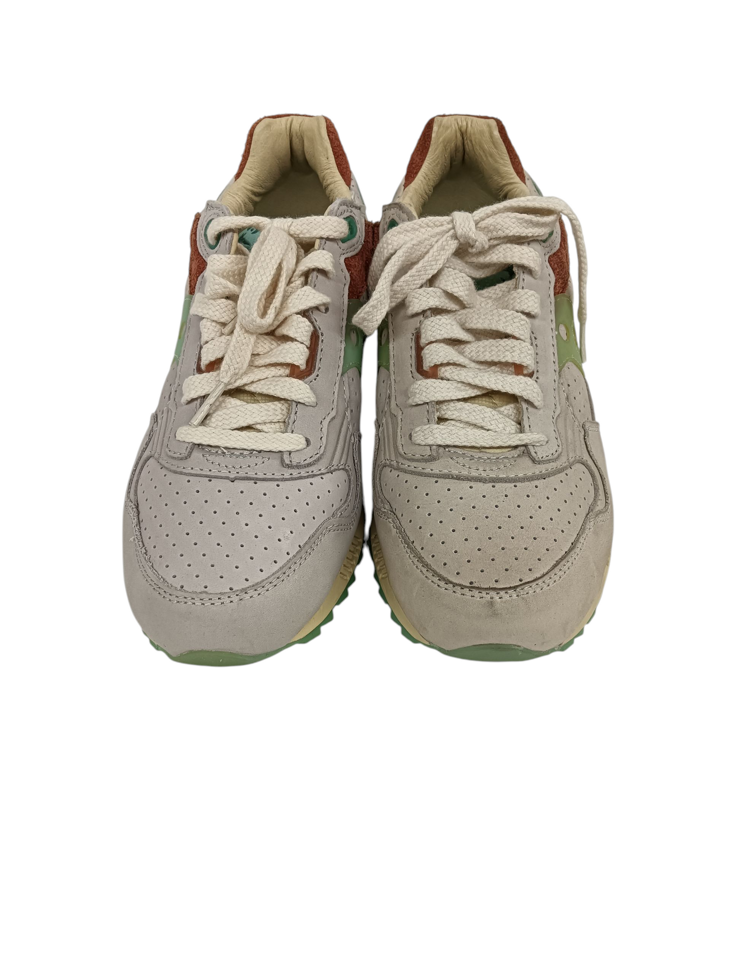 SAUCONY Sneaker 8US S70701-1 Lady's Beige/Green
