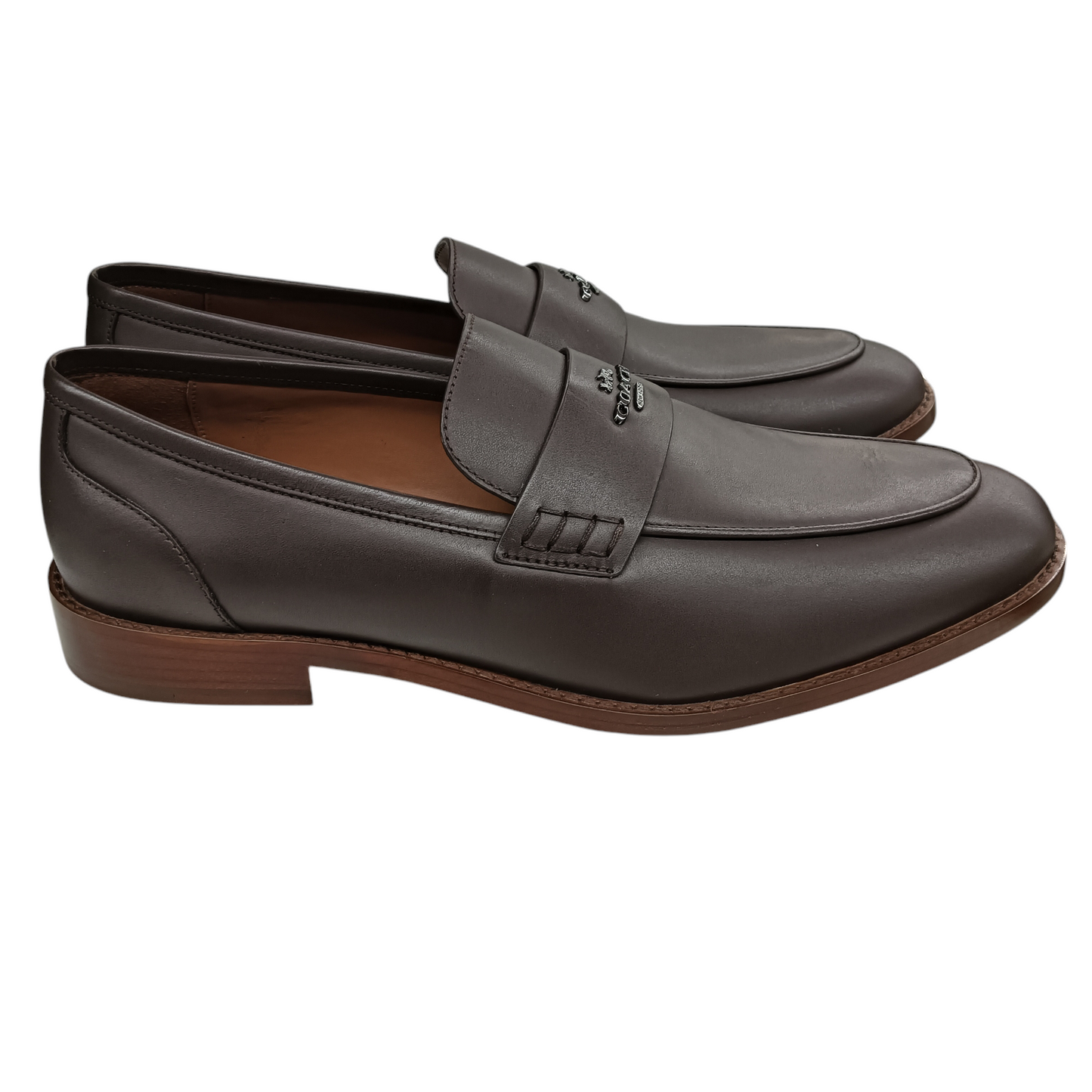 COACH Loafers Mens 8.5 Brown CR876 Rank(A)