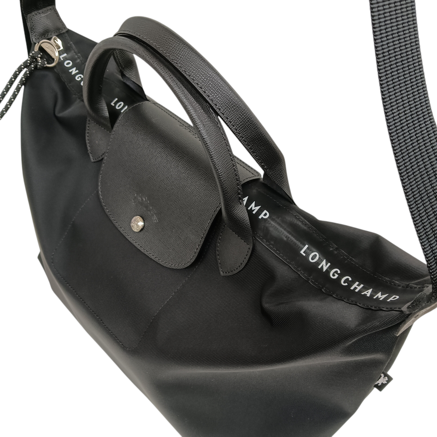 LONGCHAMP 2WAY Bag L1630HSR001 Rank AB Black