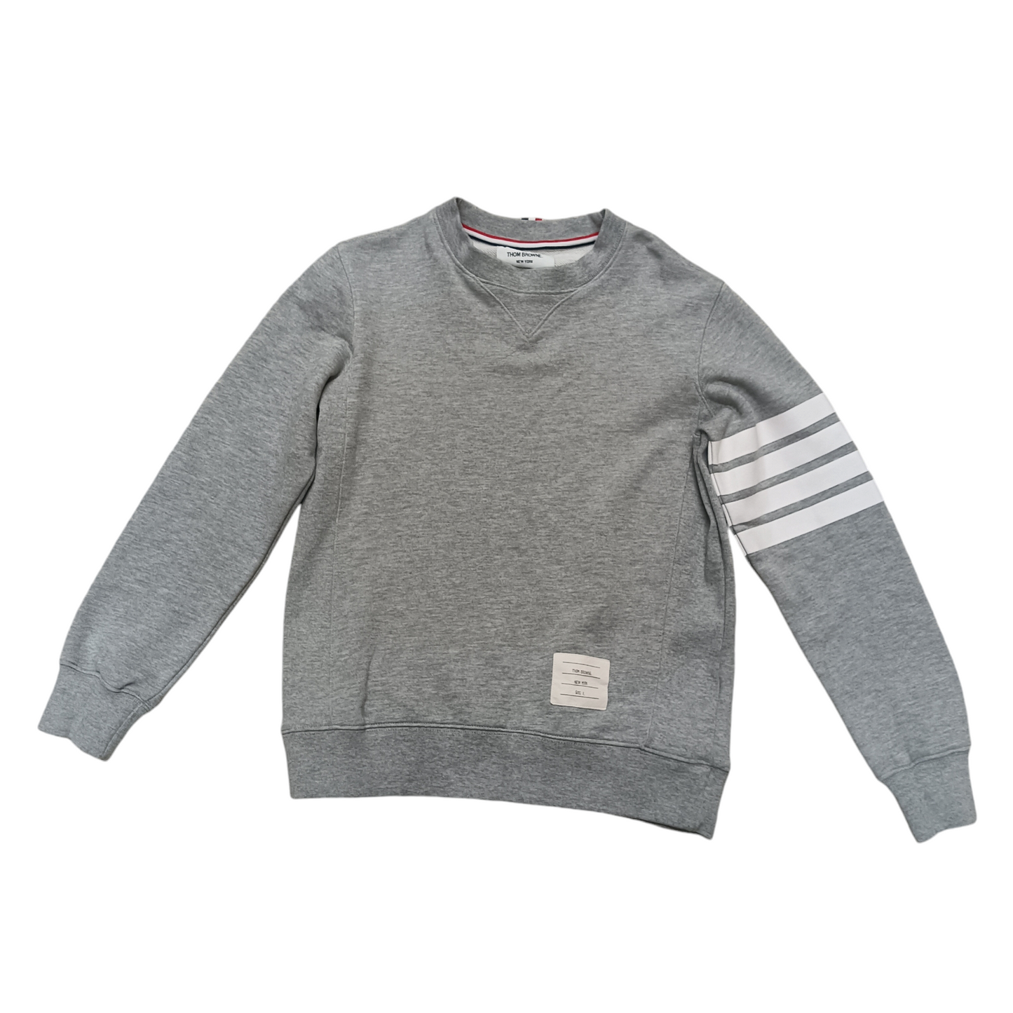 THOM BROWNE TRICOTROLL SWEAT 1 MENS GRAY