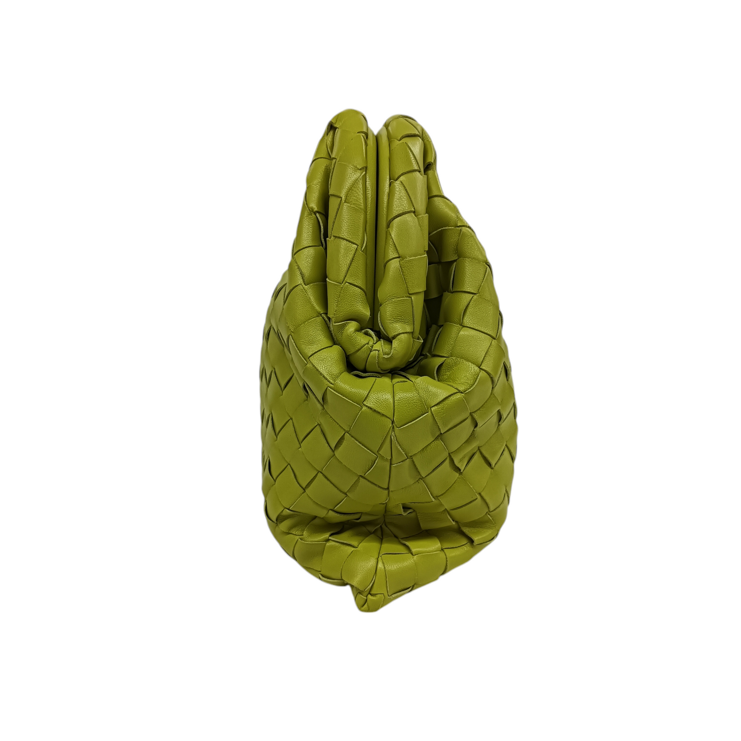 BOTTEGA VENETA Clutch Bag RANK AB Yellow with Green Scratch NFC