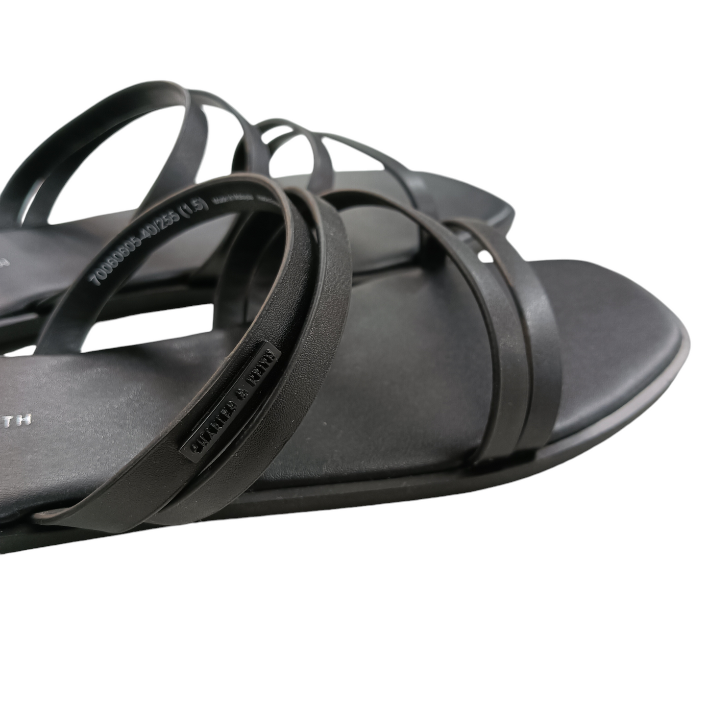 CHARLES & KEITH SANDAL LADY'S SIZE 40 BLACK