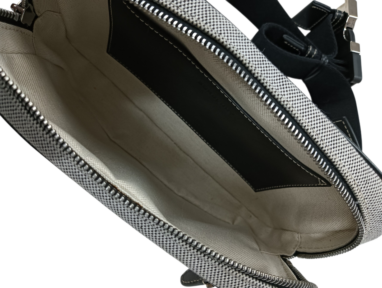 BURBERRY Waist Bag Gray/Black 8038902