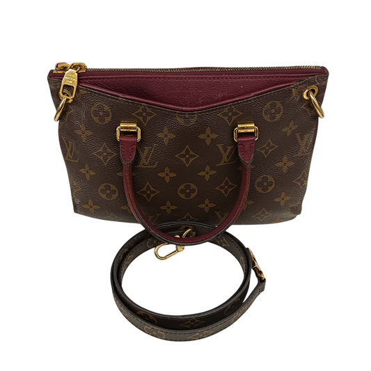 LOUIS VUITTON 2Way Bag M43567 Brown And Purple