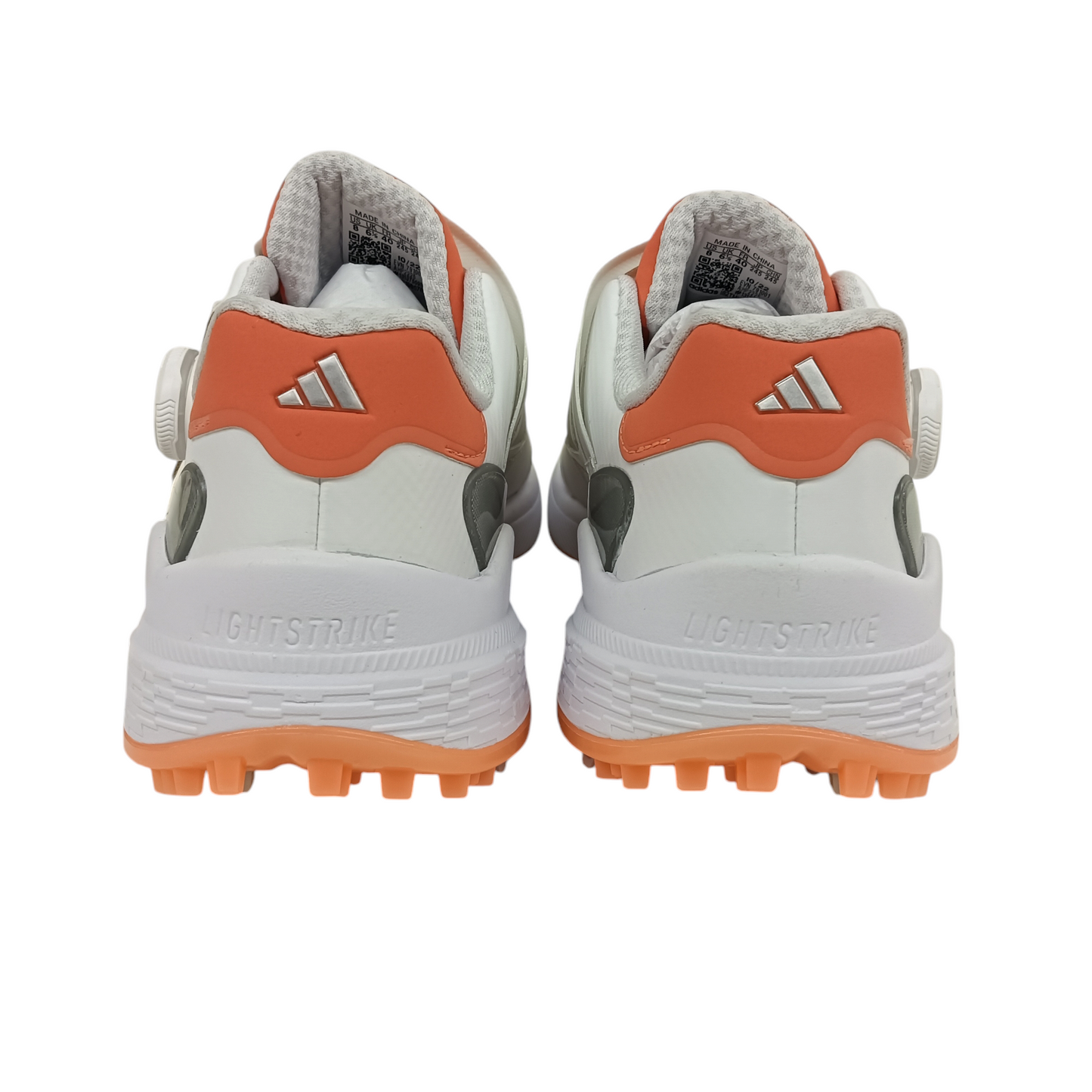 ADIDAS Golf Shoes 8US Mens White And Orange Rank (A) HP2225