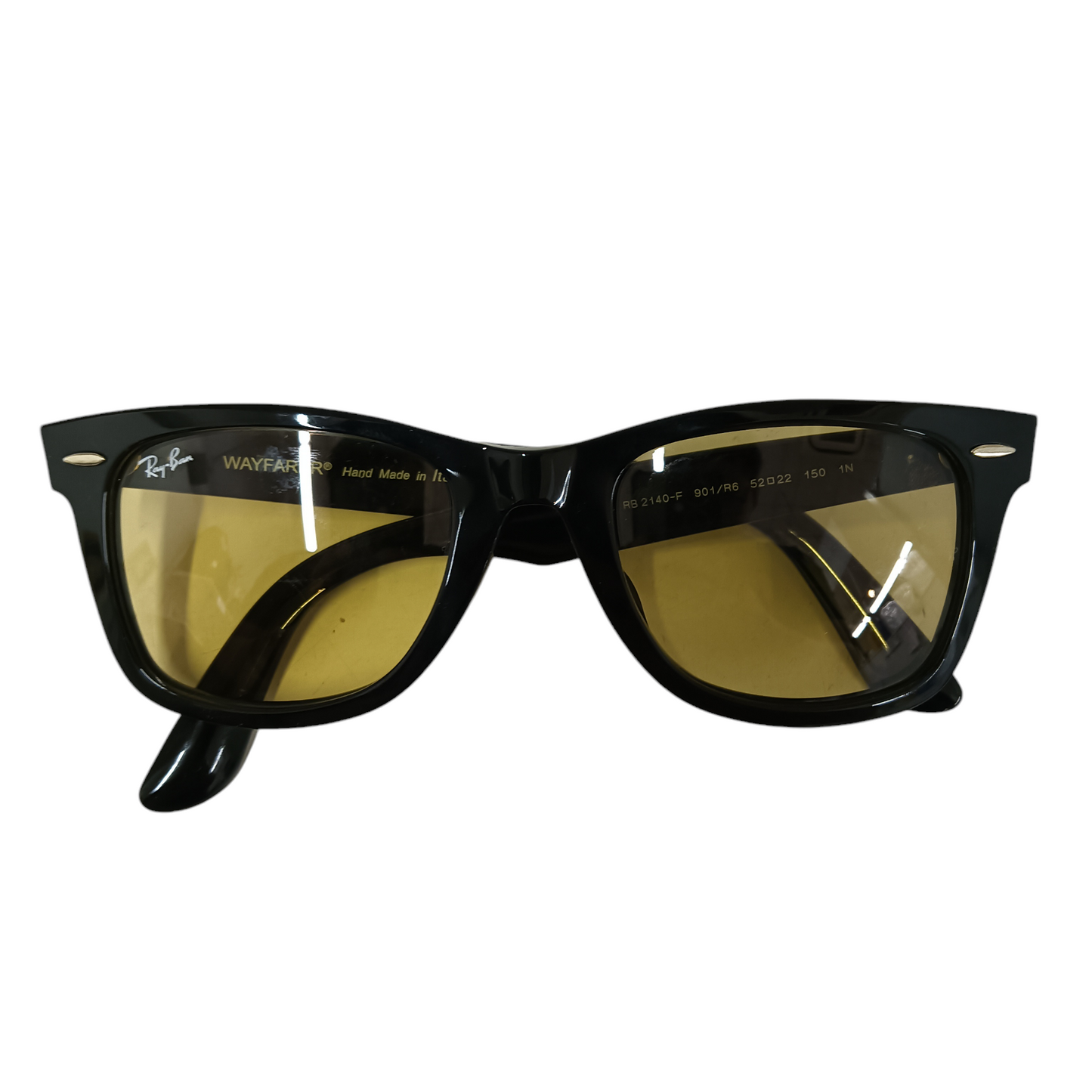 RAY-BAN Sunglasses RB2140-F Black Rank A