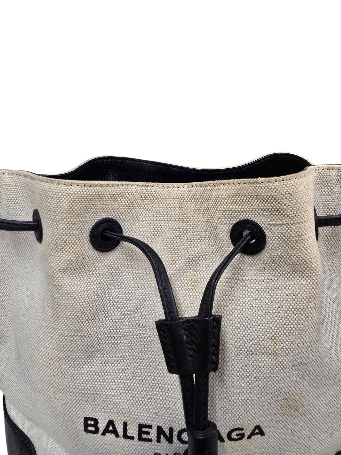 BALENCIAGA Shoulder Bag 40900 1080 538735 Rank (D) Black/White *Stain