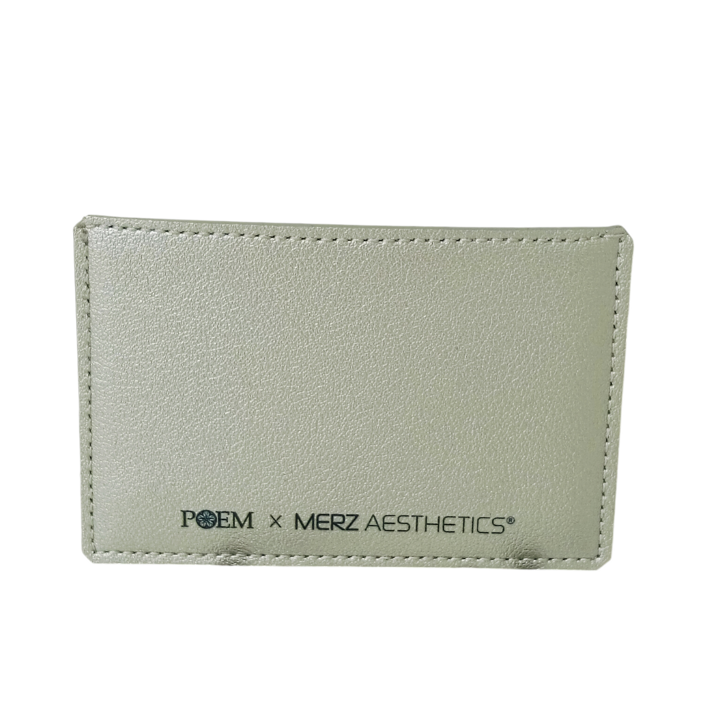 POEM X MERZ AESTHETICS Card Case Silver