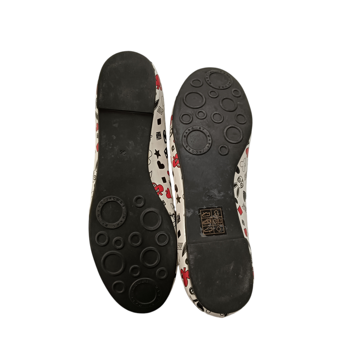 MARC BY MARC JACOBS PUMPS 36 WHITE/BLACK