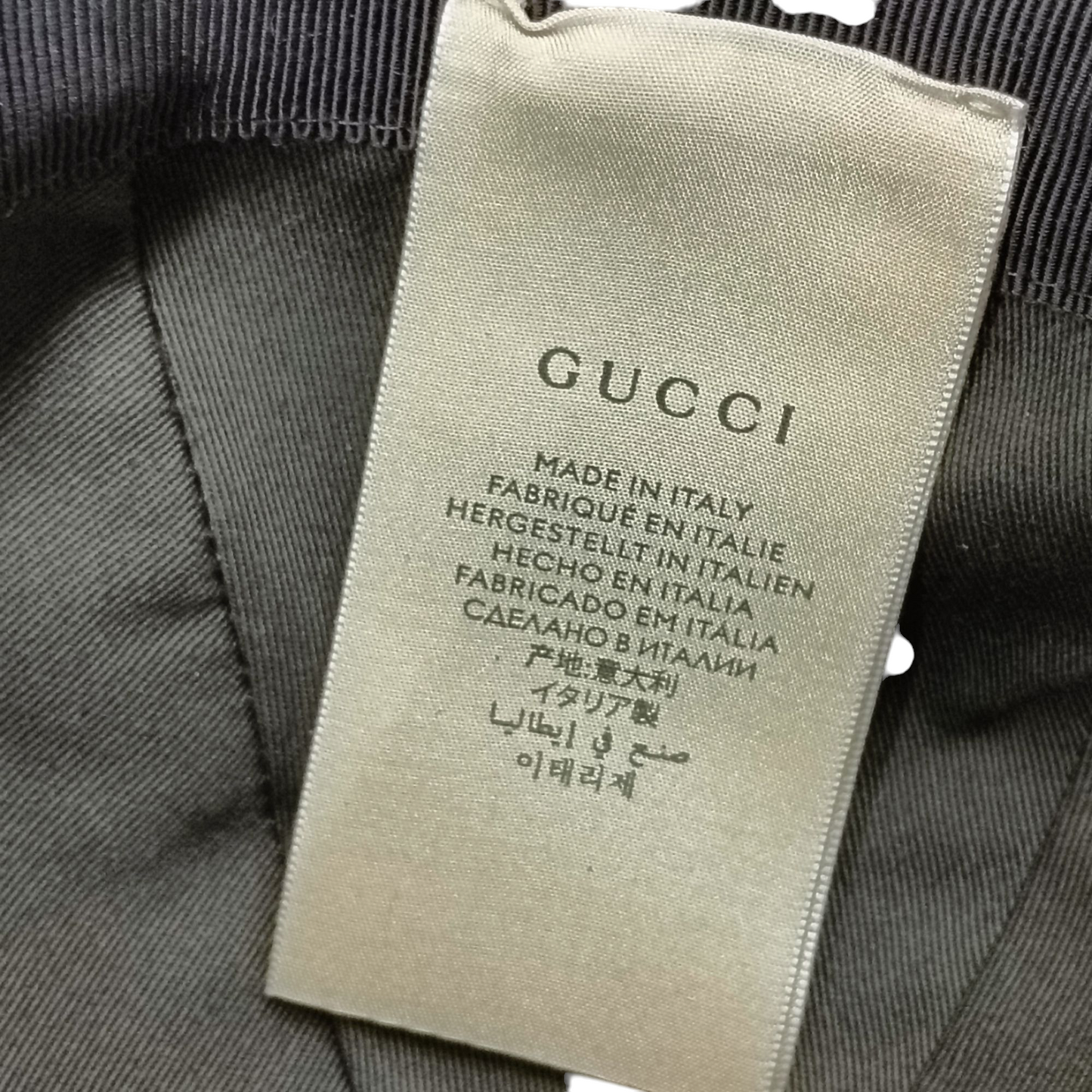 GUCCI Cap M200035 601491 Rank (B) Brown *Size XS 56cm