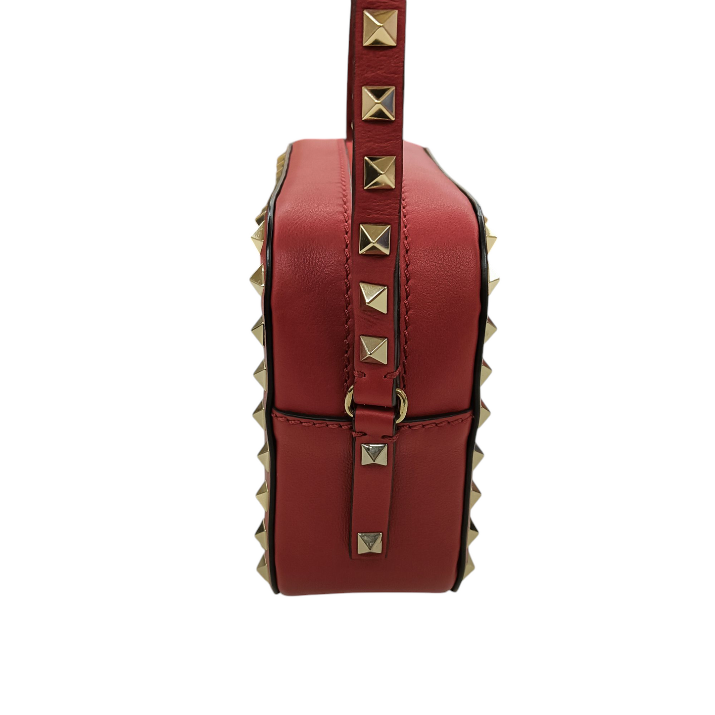 VALENTINO Shoulder Bag TV-P809B0L2 Rank (AB) Red