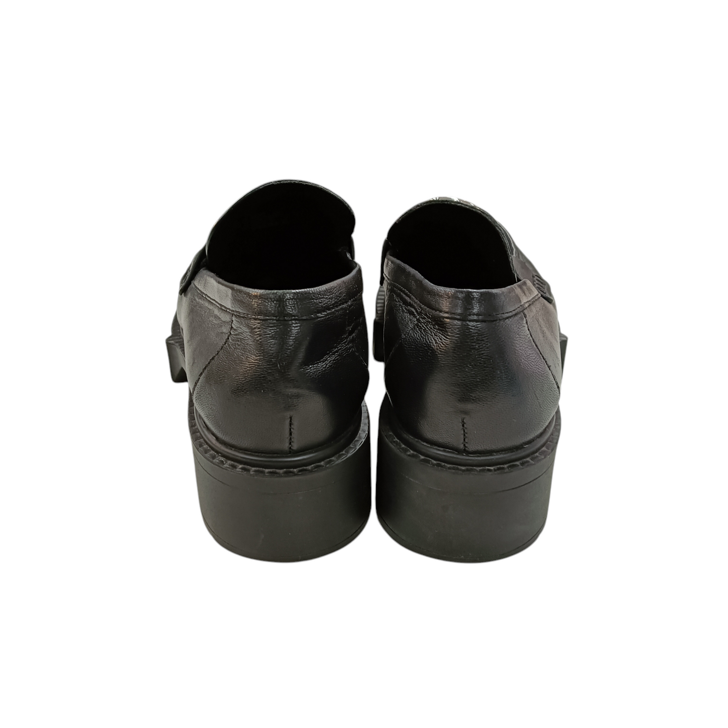 COACH Loafers Lady's Size 37 Black CE309