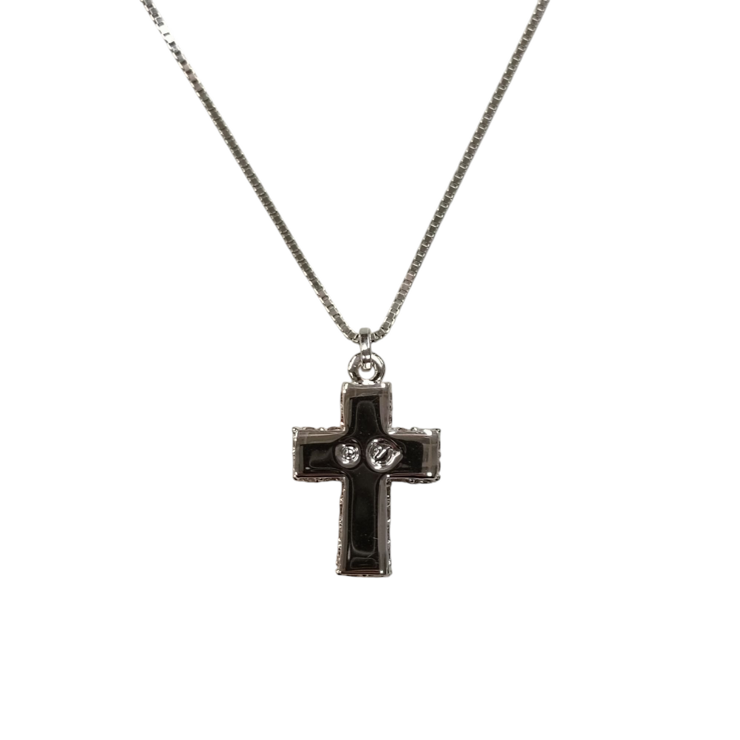 SWAROVSKI Necklace Cross Silver/Pink