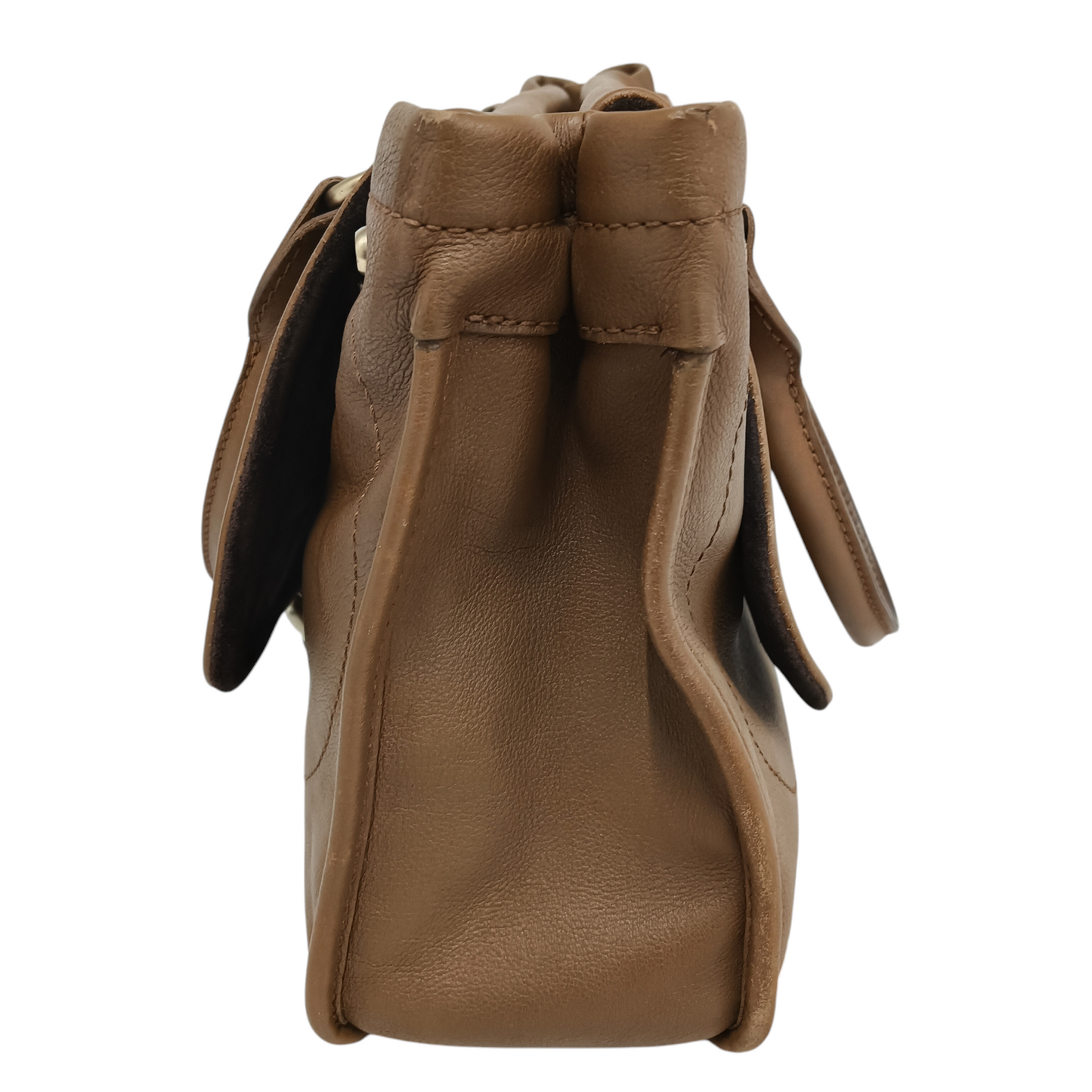 LONGCHAMP HANDBAG 1840714 BROWN RANK (B)