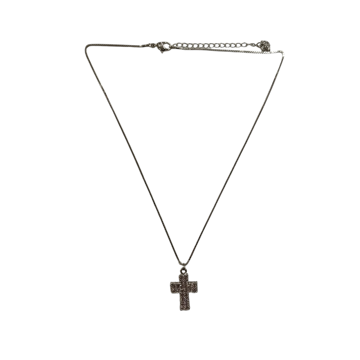 SWAROVSKI Necklace Cross Silver/Pink