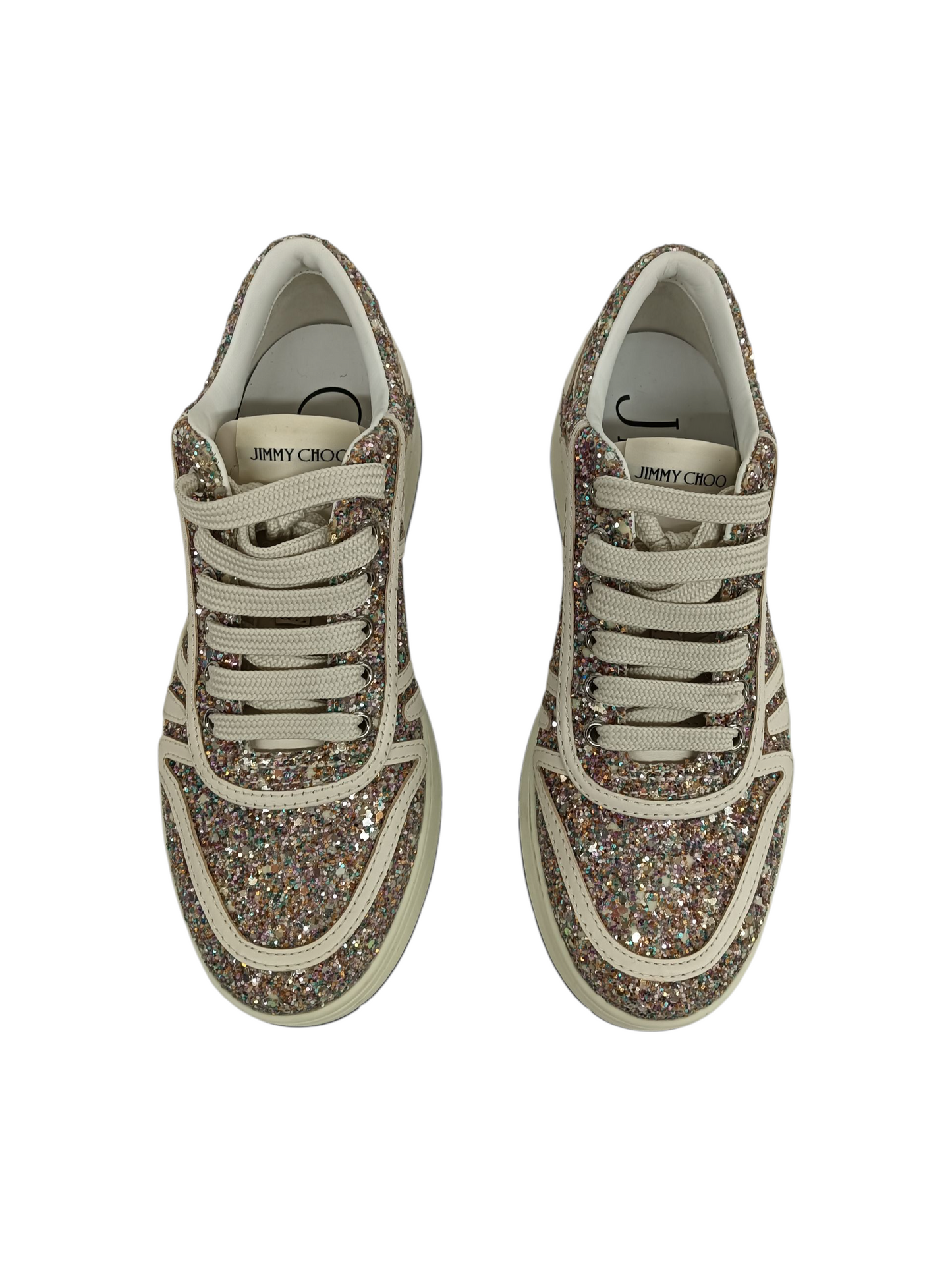 JIMMY CHOO Sneaker Size S Lady's Pink/Multi color