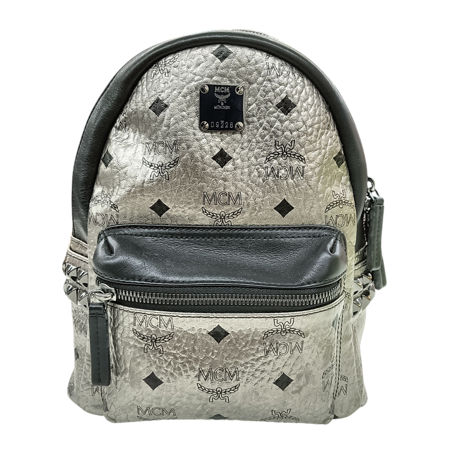 MCM Rucksack MMK5AVE47SV001 Rank (B) Silver *Scratch