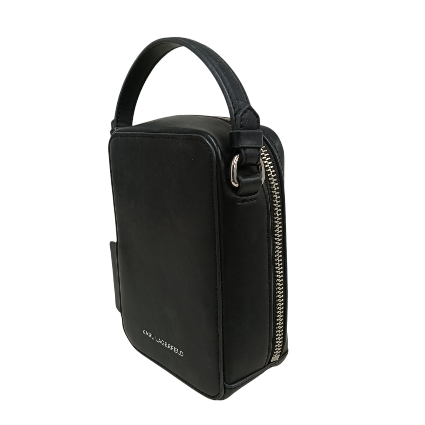 KARL LAGERFELD Shoulder Bag 211W3056 Black/Beige Stain/Damage
