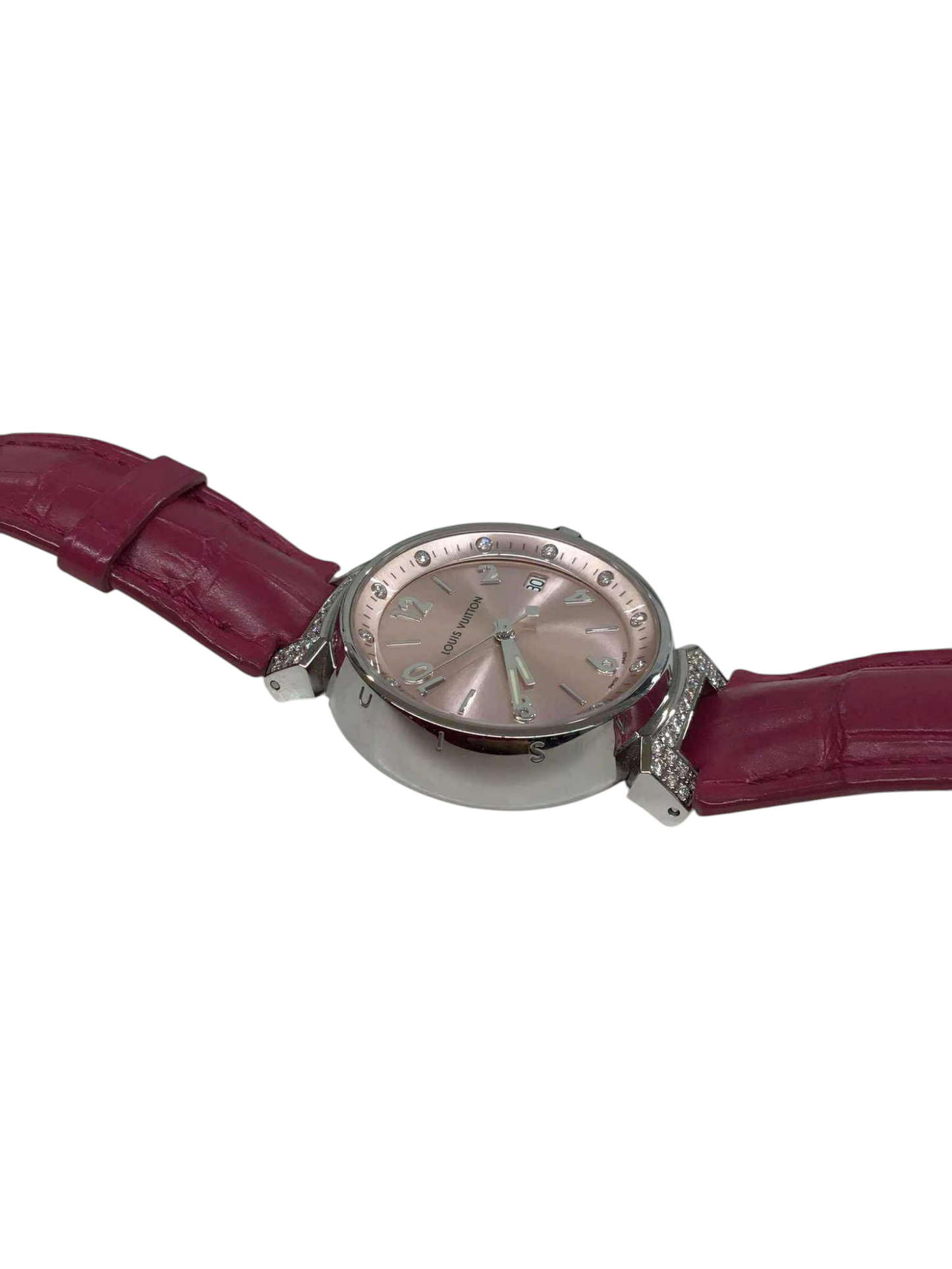 LOUIS VUITTON Wrist Watch Q13MY Leather