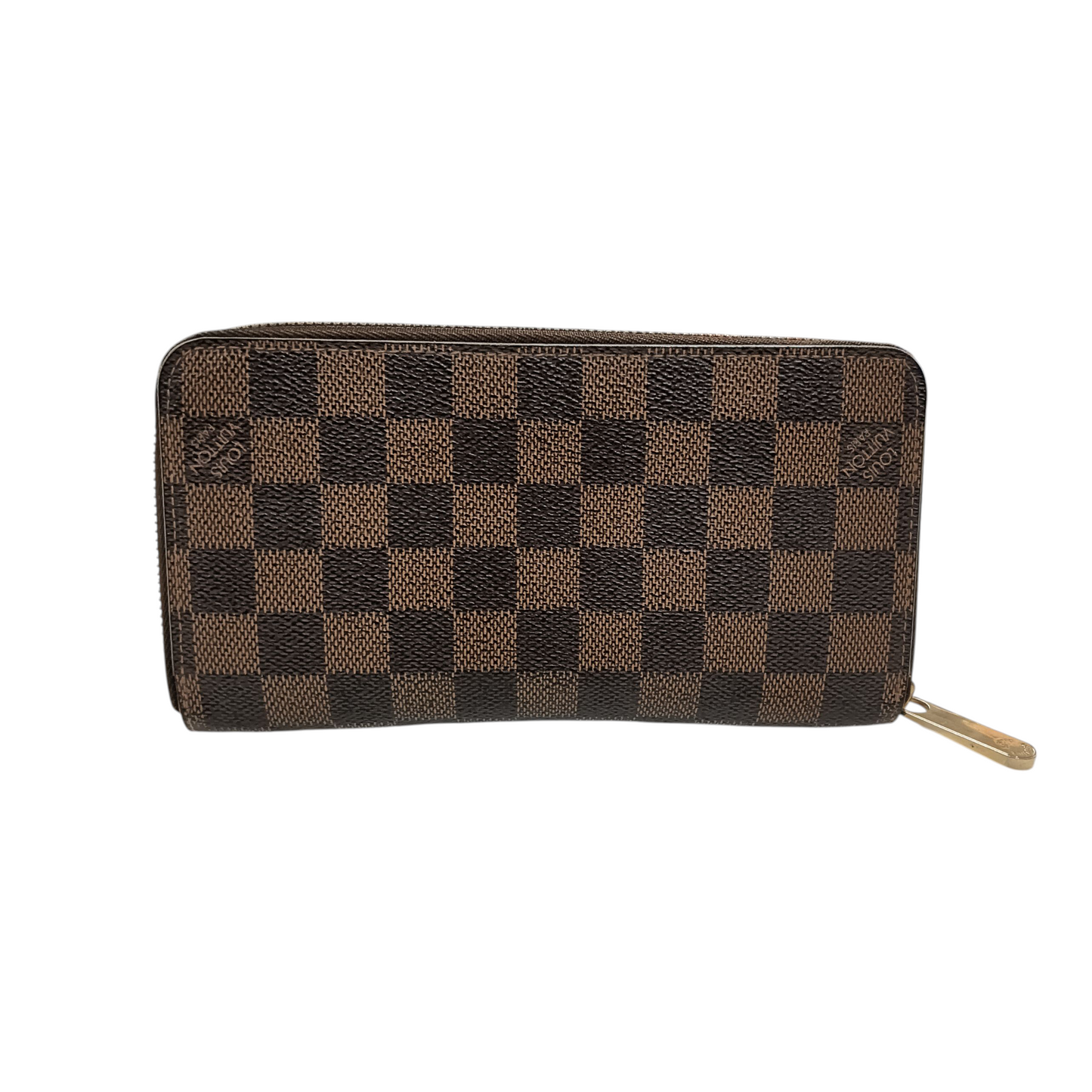 LOUIS VUITTON Wallet Damier Brown N60015