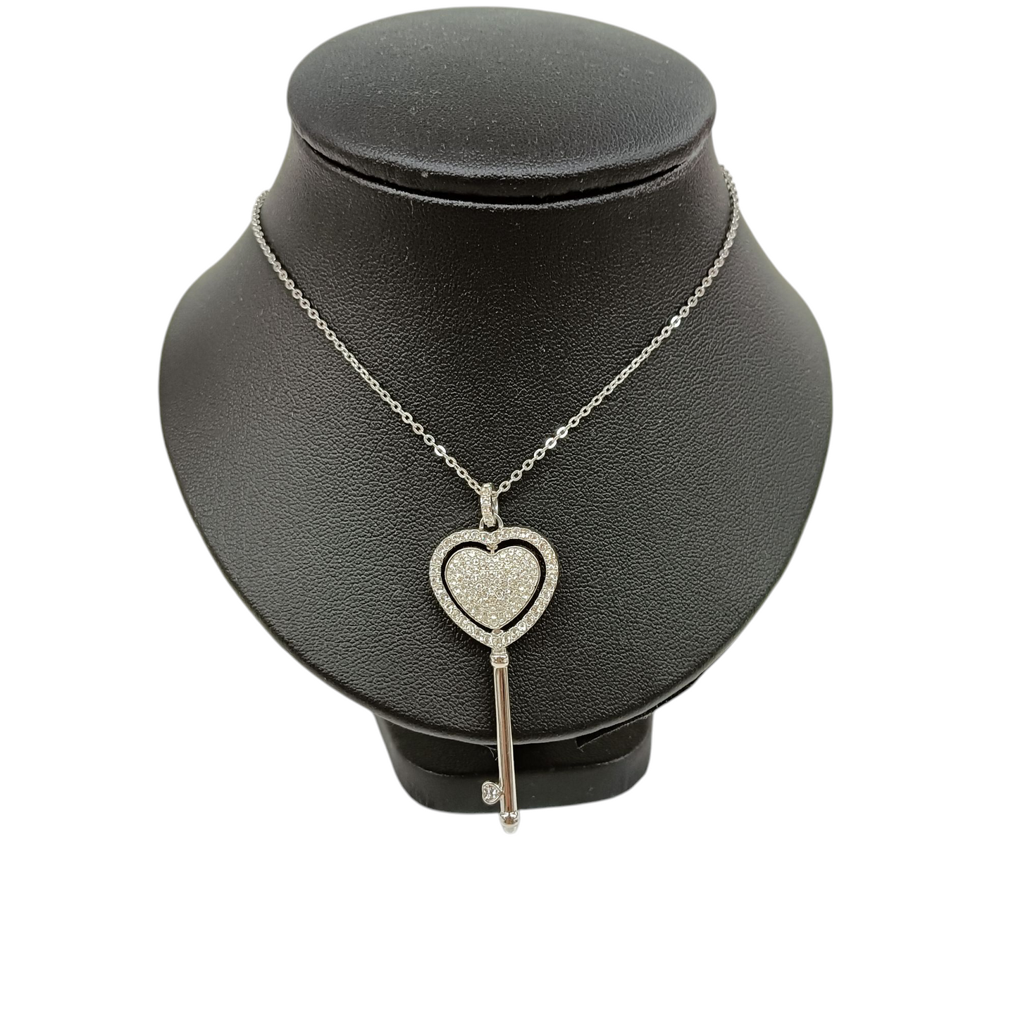 SWAROVSKI Necklace Rank(B) Silver Engaged Heart