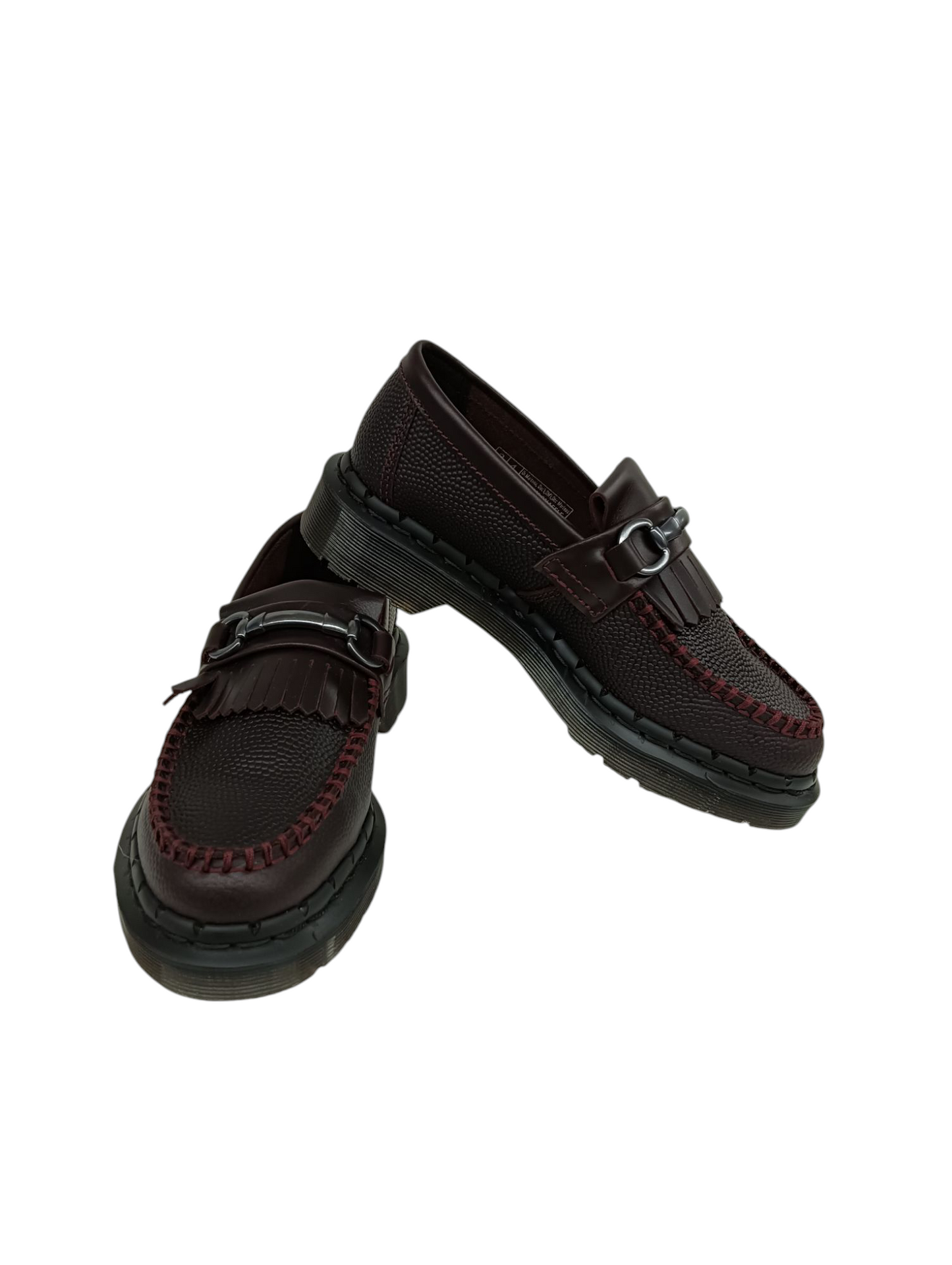 Dr. Martens Loafers size 5 us Lady's Burgundy MA005 Adrian Snaffle